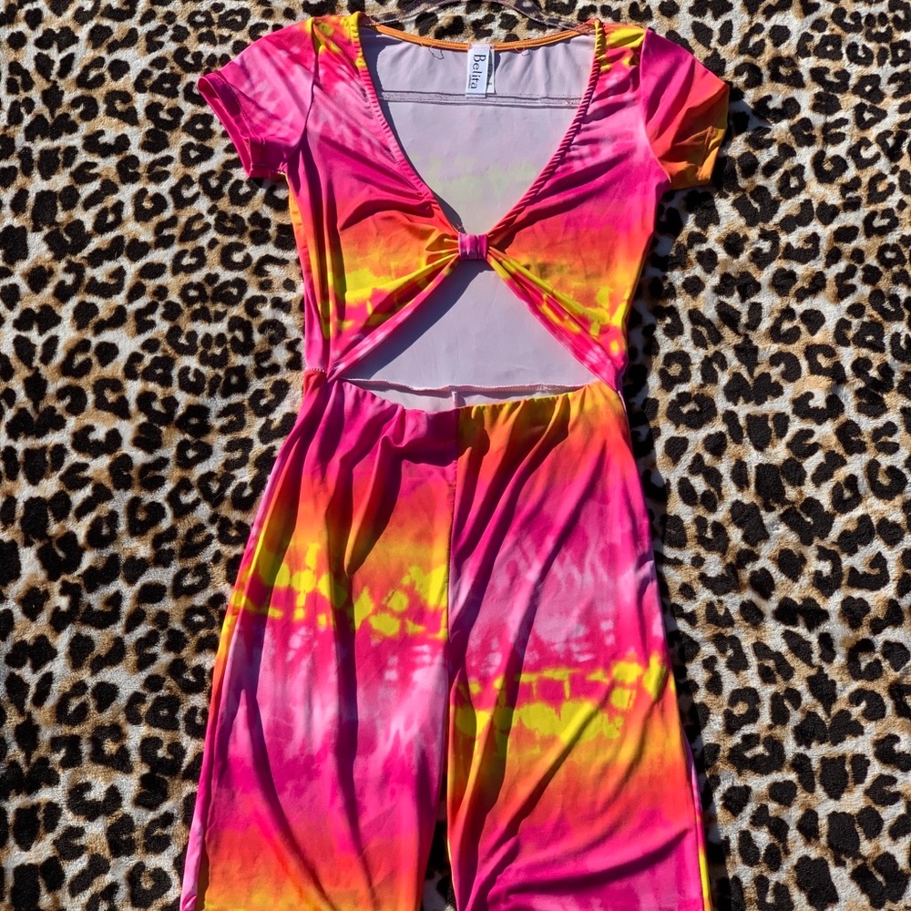 Just this once tie dye romper